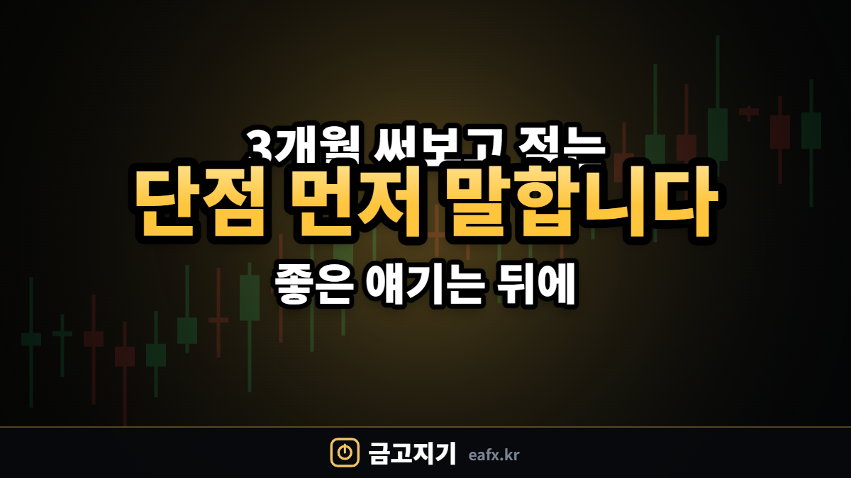 XM 장단점 후기 대표이미지